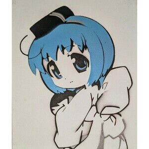 Binchou-tan Spray Paint Art Piece